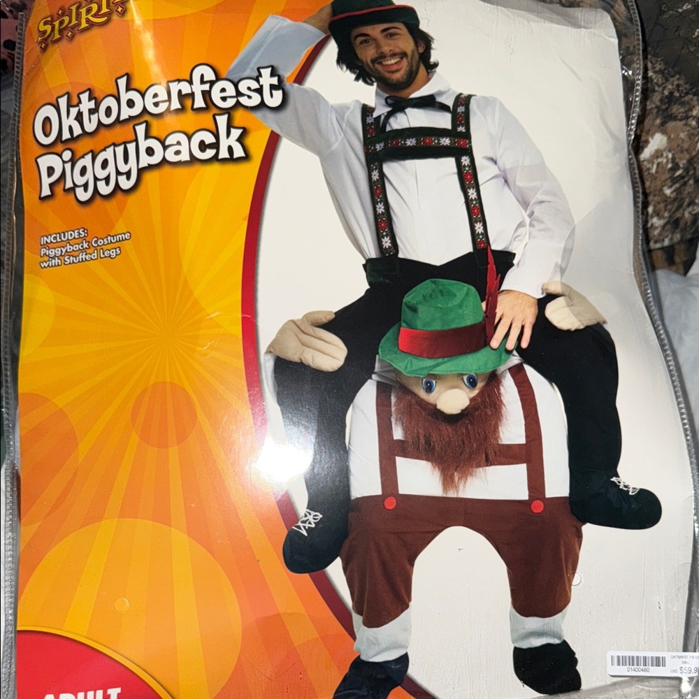 Spirit Oktoberfest Piggyback Costume -Adult
